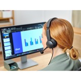 Trust Ayda USB-ENC PC Headset on-ear  Zwart