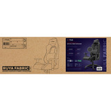 Trust GXT 723 Ruya Comfortabele stoffen gamingstoel Grijs