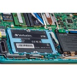 Verbatim    2TB  525/560MB Vi550 S3   SA3 VER SSD Zwart, 49354, SATA 6 Gb/s, 2,5"