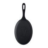 Victoria Fajita Skillet 24 x 17,5 cm, Seasoned bak-/braadpan Zwart, Color packaging