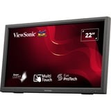 ViewSonic IR Touch monitor TD2223-2 22"  Zwart, HDMI, VGA, DVI, USB-A, USB-B