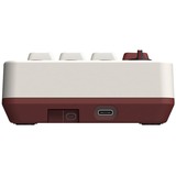 8BitDo Famicom Bundel mechanisch gaming toetsenbord Beige, US lay-out (QWERTY), Kailh Box White, 80% (TKL)	, USB / 2,4 GHz / Bluetooth