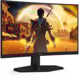 AOC C24G42E 23.6" curved gaming monitor Zwart/rood, 180 Hz, HDMI, DisplayPort, Audio