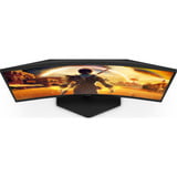 AOC C24G42E 23.6" curved gaming monitor Zwart/rood, 180 Hz, HDMI, DisplayPort, Audio