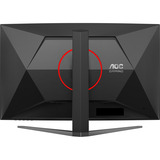 AOC C32G4Z 31.5" curved gaming monitor Zwart/rood, HDMI, DisplayPort, Audio, 260 Hz OC