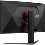 AOC C32G4Z 31.5" curved gaming monitor Zwart/rood, HDMI, DisplayPort, Audio, 260 Hz OC