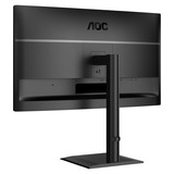 AOC Q27E4CV 27" monitor Zwart, 120 Hz, HDMI, DisplayPort, Audio, LAN, USB-HUB