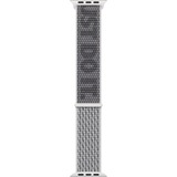 Apple Geweven sportbandje van Nike - Summit White/zwart (41 mm) horlogeband Lichtgrijs/donkergrijs