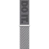 Apple Geweven sportbandje van Nike - Summit White/zwart (41 mm) horlogeband Lichtgrijs/donkergrijs