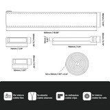 Arozzi Cablekit - White kabelbinder Wit