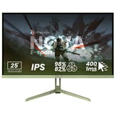 Arozzi Nova E-sport 25" 24.5" monitor Groen, 2x DisplayPort, 2x HDMI, 400 Hz