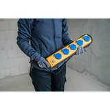 Brennenstuhl Super-Solid SL 554 stekkerverdeler/outdoor stekkerdoos stekkerdoos Geel/blauw