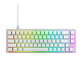 CHERRY XTRFY K5V2 Compact, gaming toetsenbord Wit, US lay-out, Cherry MX2A Red, 65%, RGB, Hot-swap