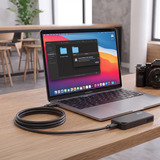 Club 3D CAC-2510 M.2 SSD-behuizing met koelventilator externe behuizing Zwart, M.2 NVMe SSD, USB-C 40 Gbps