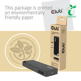 Club 3D CAC-2510 M.2 SSD-behuizing met koelventilator externe behuizing Zwart, M.2 NVMe SSD, USB-C 40 Gbps
