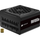 Corsair RM1000e modulaire 1000 watt voeding  Zwart, 6x PCIe, 6x PCIe, Kabelmanagement