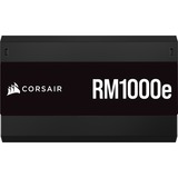Corsair RM1000e modulaire 1000 watt voeding  Zwart, 6x PCIe, 6x PCIe, Kabelmanagement