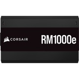 Corsair RM1000e modulaire 1000 watt voeding  Zwart, 6x PCIe, 6x PCIe, Kabelmanagement