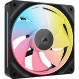 Corsair iCUE LINK LX120-R RGB Reverse case fan Zwart, 4-pin PWM