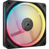 Corsair iCUE LINK LX120-R RGB Reverse case fan Zwart, 4-pin PWM