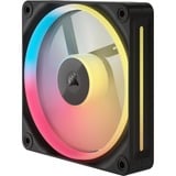 Corsair iCUE LINK LX120-R RGB Reverse case fan Zwart, 4-pin PWM