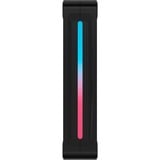 Corsair iCUE LINK LX120-R RGB Reverse case fan Zwart, 4-pin PWM