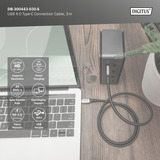 Digitus  kabel Zwart/grijs