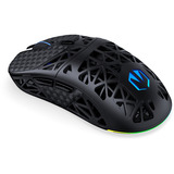 ENDORFY LIV Wireless gaming muis Zwart, 12.000 DPI, ARGB, USB-C / 2.4 GHz / Bluetooth