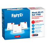 FRITZ! Mesh Wi-Fi Set 1700 triopack Edition International repeater Wit, 3 stuks, Wi-Fi 7, 3600 Mbit/s