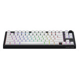 Hator Skyfall MAG Ultra 8K RGB mechanisch gaming toetsenbord Zwart, US lay-out (QWERTY), HATOR Aurum Ice, 80% (TKL)	, RGB, Double-shot PBT, Hot-swap