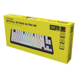 Hator Skyfall MAG Ultra 8K RGB mechanisch gaming toetsenbord Zwart, US lay-out (QWERTY), HATOR Aurum Ice, 80% (TKL)	, RGB, Double-shot PBT, Hot-swap