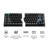 Keychron Q11 Ultra 8K Wireless Custom Mechanical Keyboard Zwart, US lay-out (QWERTY), Keychron Silk POM Red, 100%, RGB leds, KSA double-shot PBT, hot swap, 2.4GHz | Bluetooth 5.2 | USB-C