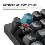 Keychron Q11 Ultra 8K Wireless Custom Mechanical Keyboard Zwart, US lay-out (QWERTY), Keychron Silk POM Red, 100%, RGB leds, KSA double-shot PBT, hot swap, 2.4GHz | Bluetooth 5.2 | USB-C