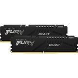 Kingston FURY Beast 64 GB DDR5-5200 (2x 32 GB) werkgeheugen Zwart, KF552C40BBK2-64, XMP 3.0