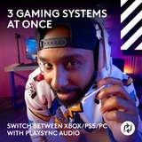 Logitech G Astro A50 LIGHTSPEED over-ear gaming headset Wit, Basisstation (Gen 5), Pc, Xbox, PS5, Nintendo Switch, Bluetooth / USB-C