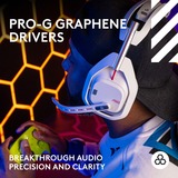 Logitech G Astro A50 LIGHTSPEED over-ear gaming headset Wit, Basisstation (Gen 5), Pc, Xbox, PS5, Nintendo Switch, Bluetooth / USB-C