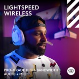 Logitech G Astro A50 LIGHTSPEED over-ear gaming headset Wit, Basisstation (Gen 5), Pc, Xbox, PS5, Nintendo Switch, Bluetooth / USB-C