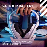 Logitech G Astro A50 LIGHTSPEED over-ear gaming headset Wit, Basisstation (Gen 5), Pc, Xbox, PS5, Nintendo Switch, Bluetooth / USB-C