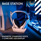 Logitech G Astro A50 LIGHTSPEED over-ear gaming headset Wit, Basisstation (Gen 5), Pc, Xbox, PS5, Nintendo Switch, Bluetooth / USB-C