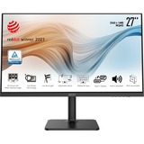 MSI Modern MD271QP 27" Monitor Zwart, 75Hz, HDMI, DisplayPort, USB-C, Audio
