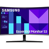 SAMSUNG Essential LS32D396GAUXEN 32" Curved monitor Zwart, 100 Hz, VGA, HDMI, Audio