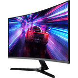 SAMSUNG Essential LS32D396GAUXEN 32" curved monitor Zwart, 100 Hz, VGA, HDMI, Audio