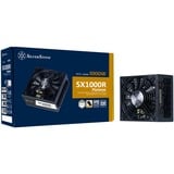 SilverStone SST-SX1000R-PL, modulaire 1000 watt voeding  Zwart, 4x PCIe