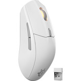 SteelSeries Rival 3 Wireless Gen 2 gaming muis Wit, 18.000 dpi, RGB, 2.4GHz / Bluetooth 5.0