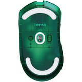 Teevolution Terra Pro gaming muis Groen, 50 - 42.000 DPI, 2.4 GHz / Bluetooth / USB