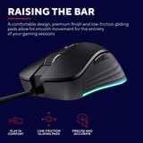 Trust GXT924 Ybar+ Gaming Muis Zwart, RGB, 25.600 dpi
