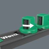 Wera 9607 Dop-magneetstrip B Impaktor 1 dopsleutel Zwart/groen, 10‑delig