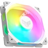 ASUS TUF Gaming TR120 ARGB Reverse case fan Wit/transparant, 3 stuks