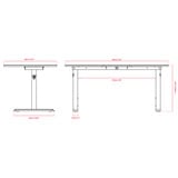 Arozzi Arena Gaming Desk - Pure Black Zwart