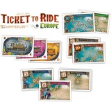 Asmodee Ticket to Ride - Europe 15th Anniversary Edition Bordspel Nederlands, 2 - 5 spelers, 30 - 60 minuten, Vanaf 8 jaar